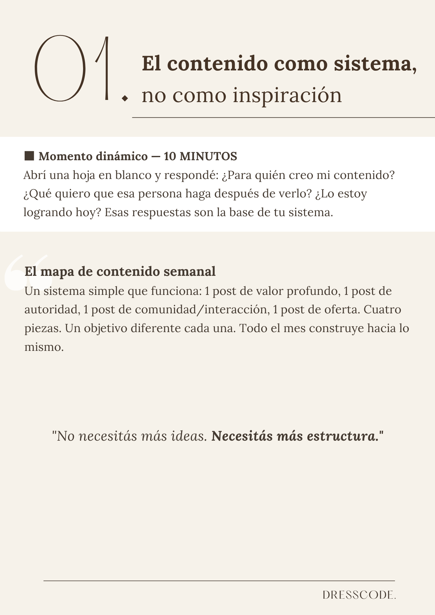 Creá contenido que venda