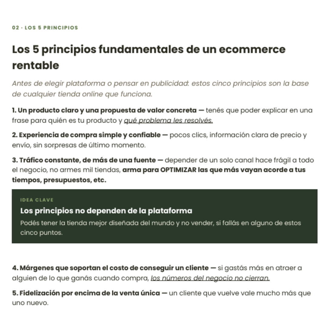 Creá tu ECOMMERCE